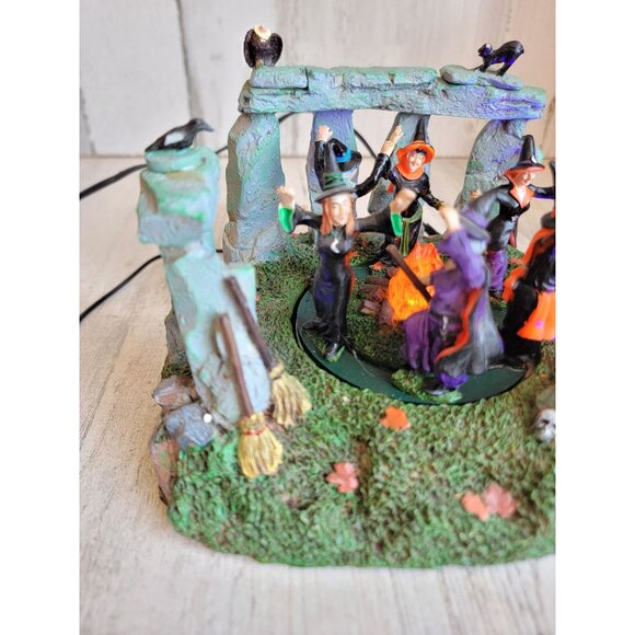 Lemax AS IS Witches Coven spooky town Halloween Village accessory - Picture 2 of 11